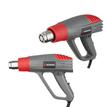Фен технiчний, 2000 Вт, 60-600°С, 300-500 л/хв, 3 режими INTERTOOL DT-2420