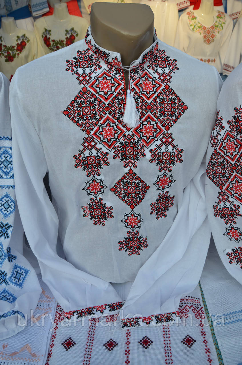 Чоловіча вишита сорочка "Дніпровський вальс"