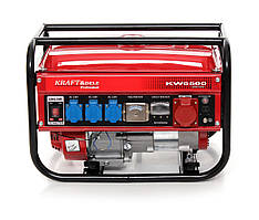 Генератор бензиновий 3-фазний Kraft&Dele KD130 2500Вт