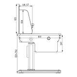Функціональна парта Cubby Fundesk Ammi Grey, фото 2