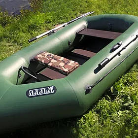 Гумовий надувний човен двомісний пвх ЛТ-250С зі слань-килимком. (Вантажопідйомність 220 кг). Човен для двох