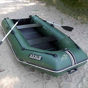 Моторний надувний човен для риболовлі 2-х місний ЛТ-270МВЕ зі слань-книжкою. Човен пвх для двох
