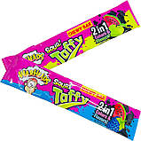 Жувальна цукерка WarHeads Sour Taffy Bar 2в1 Watermelon Аpple 42г, фото 5