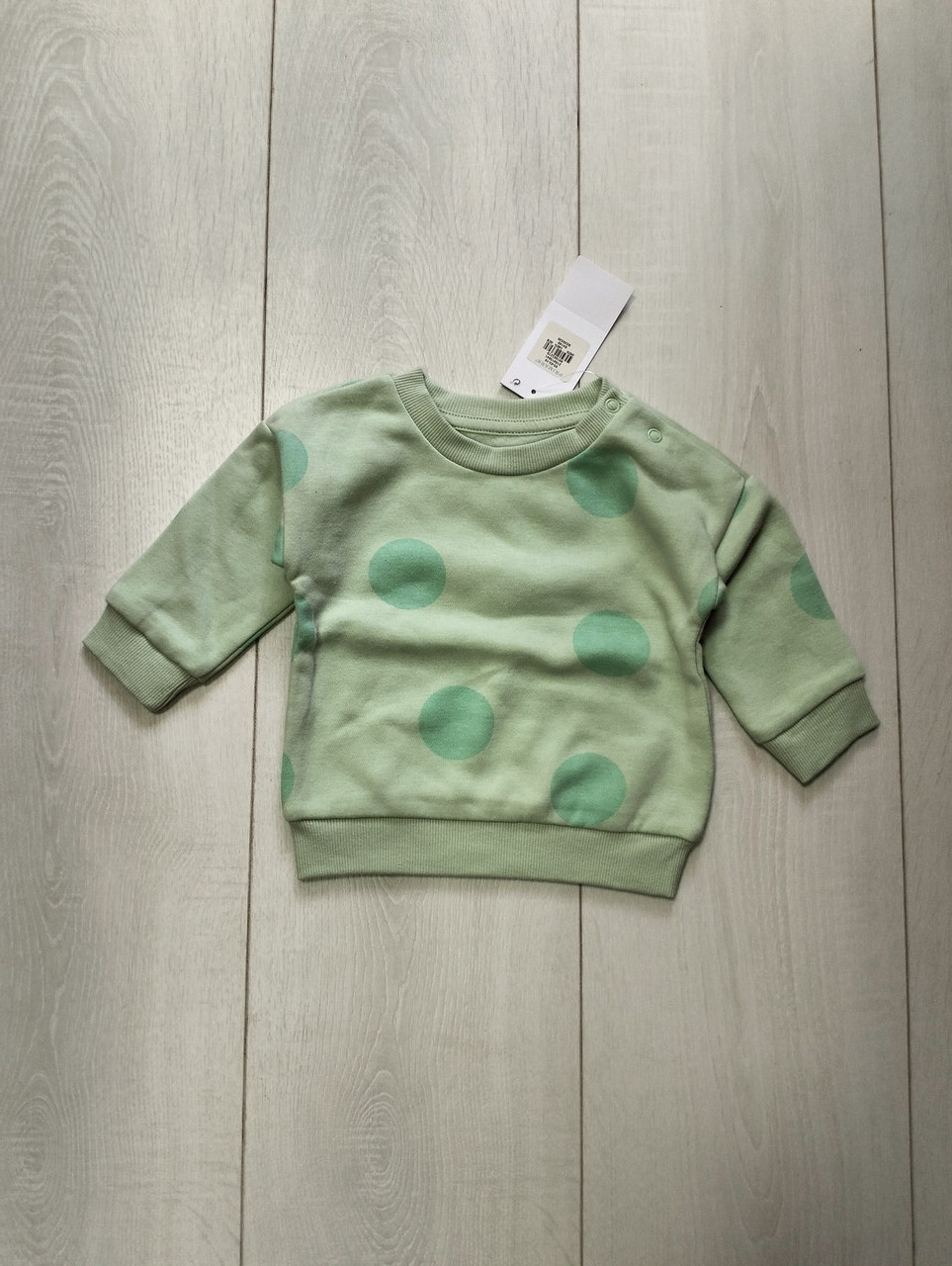 Світшот м'ятний Primark 68, 80см, фото 1