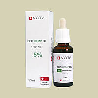 КБД масло медицинское CBD Oil 1500mg ASSERA Швейцария 30мл FULL SPECTRUM
