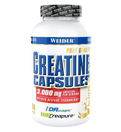 Креатин Weider Creatine Capsules 200 Caps, фото 1