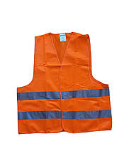 Жилет Світловідбивний автомобіліста, Жилет сигнальний помаранчевий  XXL