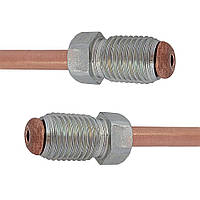 Мідна гальмівна трубка  (L 400мм) з наконечниками (115/115) Peugeot - WP269Cu