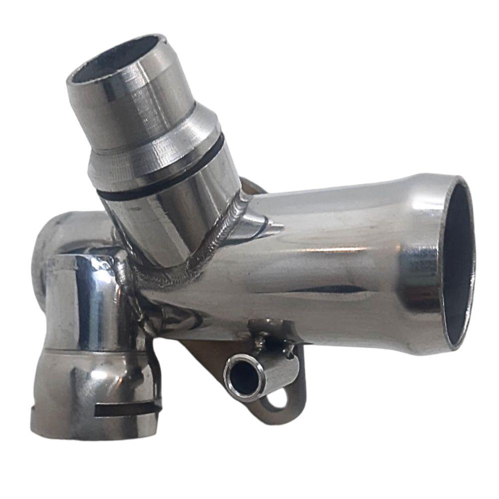 Фланець охолодження 06b121133 Audi з нержавійки - ДОВІЧНА ГАРАНТІЯ, фото 1