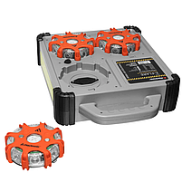Комплект Акумуляторних Ліхтарів Mactronic X-Flare (30 Lm) Red/Blue/Amber Recharg 12v/220V Magnetic (PSD0112), фото 3