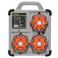 Комплект Акумуляторних Ліхтарів Mactronic X-Flare (30 Lm) Red/Blue/Amber Recharg 12v/220V Magnetic (PSD0112), фото 4