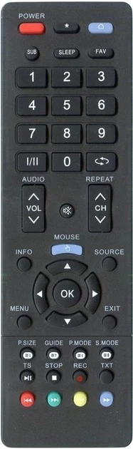 Пульт для телевізора ERGO LE40CT5030AK, фото 1