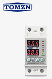 Реле захист напруги та струму TOMZN TOVPD1-60-EC 220V 60А бар'єр, фото 2
