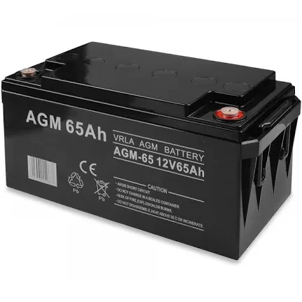 Акумулятор гелевий AGM VOLT Polska AGM 65Ah, VRLA 12v для ДБЖ