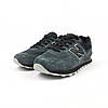 Чоловічі кросівки New Balance 574 Dark Grey (Сірі) Взуття Нью Беланс 574 замша сітка демісезон, фото 3