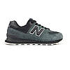 Чоловічі кросівки New Balance 574 Dark Grey (Сірі) Взуття Нью Беланс 574 замша сітка демісезон, фото 4