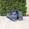 Чоловічі кросівки New Balance 574 Dark Grey (Сірі) Взуття Нью Беланс 574 замша сітка демісезон, фото 10