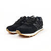 Чоловічі кросівки New Balance 574 Black Beige (Чорні) Взуття Нью Беланс 574 замша сітка демісезон, фото 3