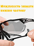 Спортивні сонцезахистні окуляри, велоокуляри, полікарбонат, фото 6