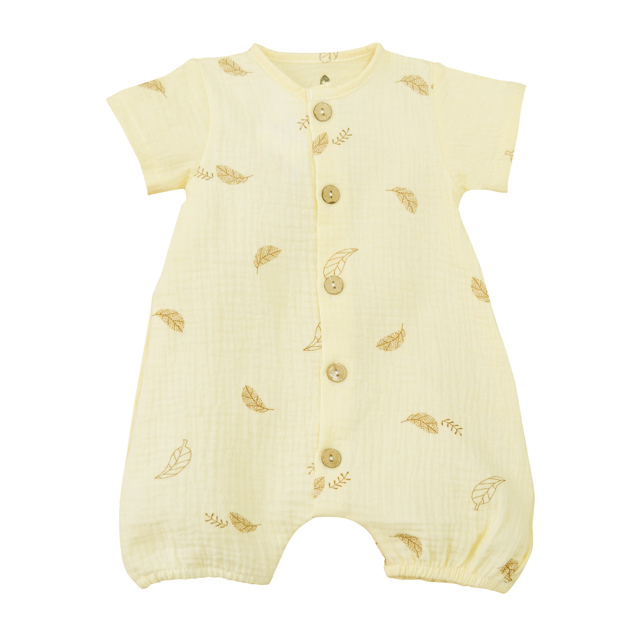 2312214пир Напівкомбінезон ромпер мусліновий пір'їнки тм Minikin розмір 68 см