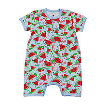 2313402бл Напівкомбінезон для малюків блакитний Кавун.