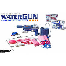KMW-Y10 Водяний пістолет електричний на акумуляторі, батарейці, 2 кольори коробка 30*20 см