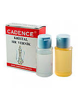 Епоксидна смола, двокомпонентна, прозора Crystal Varnish Set, 40 + 40мл, Cadence, CA229