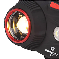 Налобний Ліхтар Mactronic Sunscan 5.3 (300 Lm) 90 CRI (PHL0031) з фокусуванням променя, фото 7