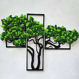 Картина Панно дерево життя з моху на стіну різні розміри, фото 7