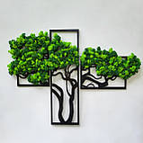 Картина Панно дерево життя з моху на стіну різні розміри, фото 5