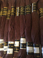 Муліне ''ПНК ім Кірова'' 20 метрів ,6512 коричневий колір