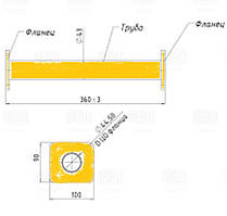 Проставка катализатора Ланос 96143772 Daewoo Nexia  з нержавійки G15MF, A15MF, A15SMS 1.5 - ДОВІЧНА ГАРАНТІЯ