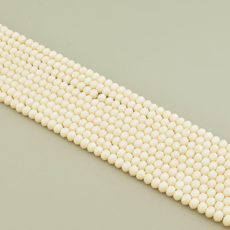 Нитка из натурального камня Чеський кришталь 44 см 6 мм (Без замка), фото 1