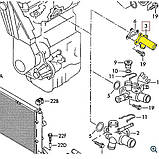Патрубок охолодження 037121132J Seat, VW  з нержавійки - ДОВІЧНА ГАРАНТІЯ, фото 3