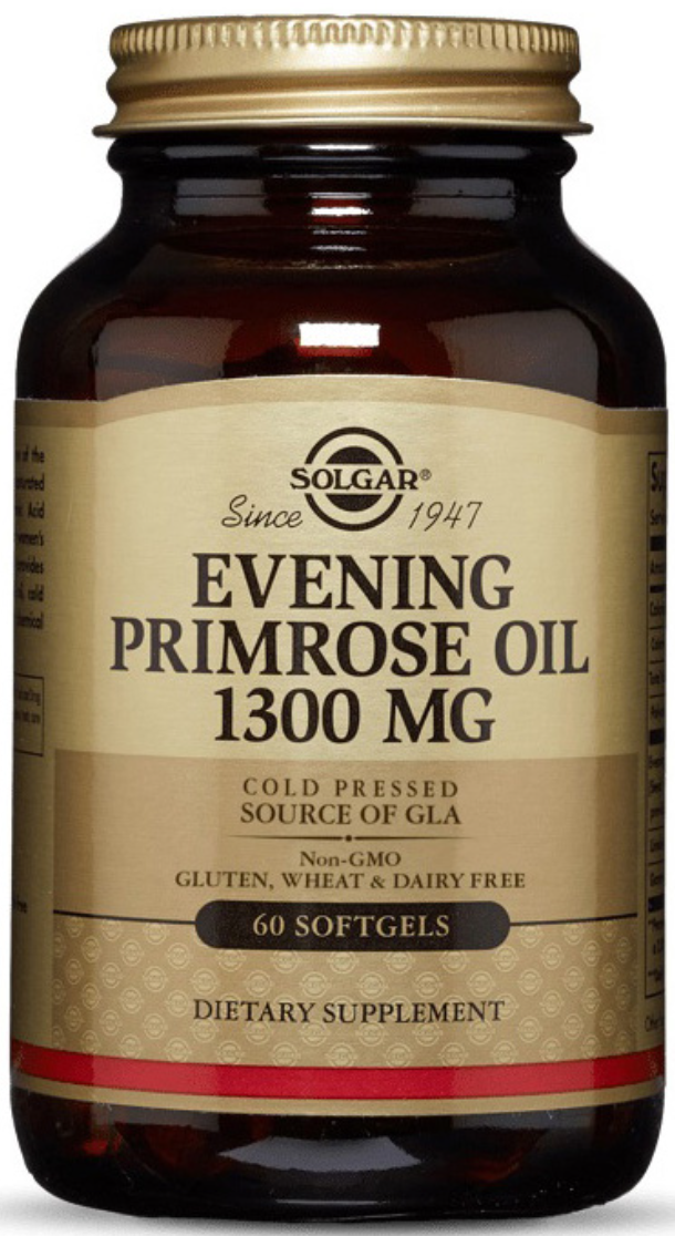 Олія примули вечірньої Solgar Evening primrose Oil 1300 mg 60 капс