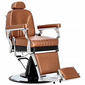 Перукарське крісло Barber King Perseus коричневе