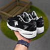 Чоловічі кросівки New Balance 725 Black White (Чорні) Взуття Нью Беланс 725 шкіра текстиль демісезон В'єтнам, фото 8