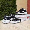 Чоловічі кросівки New Balance 725 Black White (Чорні) Взуття Нью Беланс 725 шкіра текстиль демісезон В'єтнам, фото 9