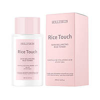 Тонер для підтримки мікробіому шкіри з екстрактом центели і рисом Rice Touch HOLLYSKIN