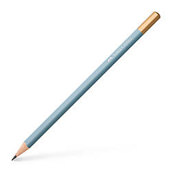Олівець чорнографітний Faber-Castell Urban Sky Blue, колір корпусу блакитний із золотим, 112186
