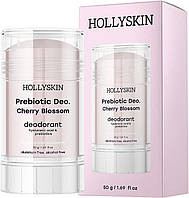 Парфумований дезодорант з гіалуроновою кислотою і пребіотиками Hollyskin Prebiotic Deo. Cherry Blossom