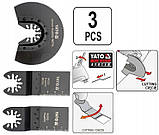 Набір Пилянок Для Реноватора 3 шт YATO (YT-34691), фото 3