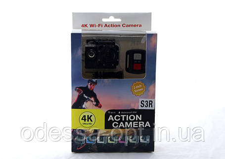 DVR SPORT Екшн камера з пультом S3R remote Wi Fi waterprof 4K, фото 1