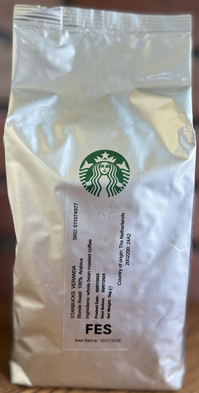 Кава в зернах Starbucks VERANDA Blonde Roast 100% Arabica FES, 1000г
