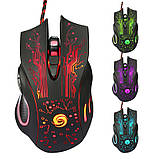 Ігрова миша iMice X9 Gaming Mouse з LED підсвіткою, геймерська дротова мишка для ноутбука та ПК, Подарункова упаковка, фото 2