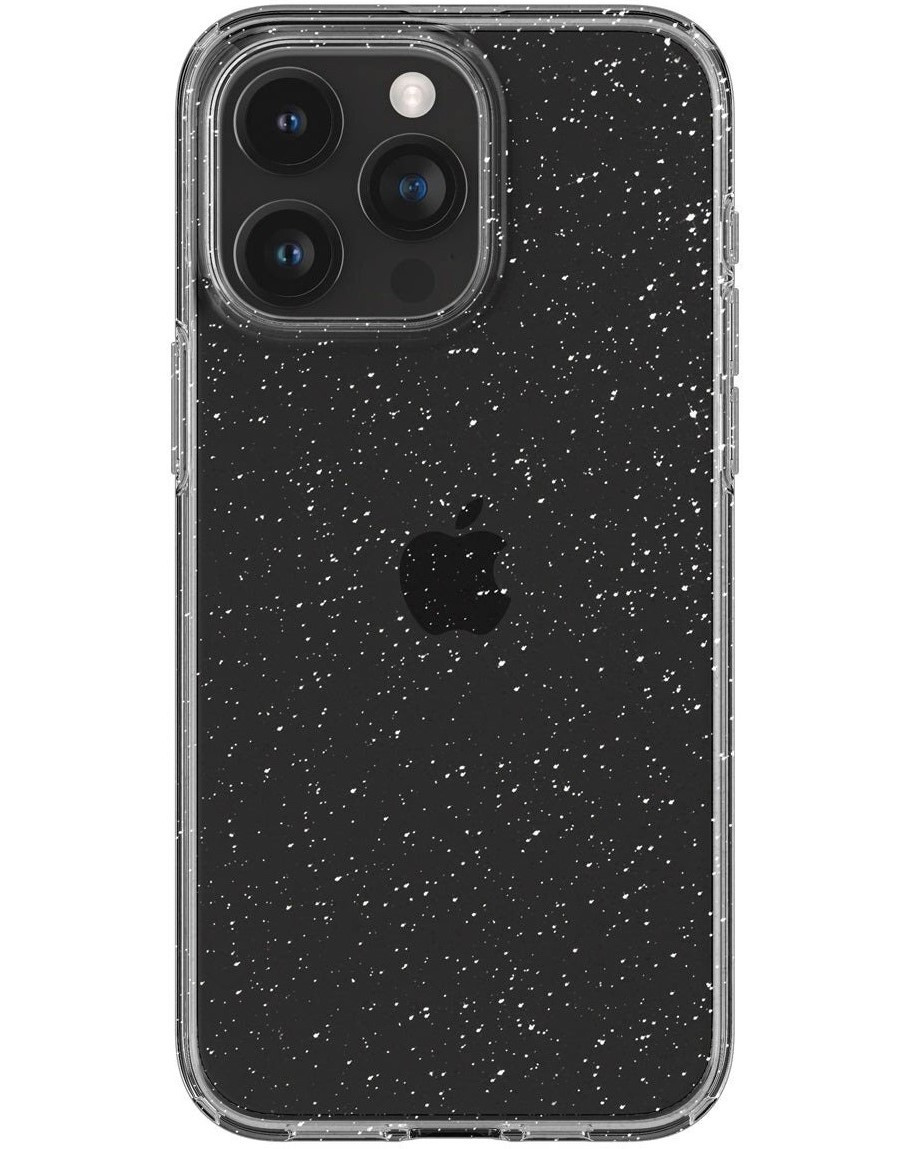Чохол-бампер для телефону Spigen Liquid Crystal Glitter Apple iPhone 15 Pro Crystal Quartz (ACS06701)