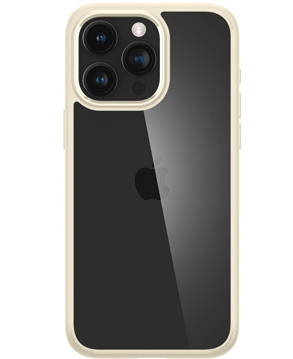 Чохол-бампер для телефону Spigen Ultra Hybrid Mute Apple iPhone 15 Pro Max Beige (ACS06571)