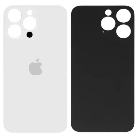 Задня панель корпуса для iPhone 14 Pro Max, Біла, не потрібно знімати скло камери, big hole, фото 1