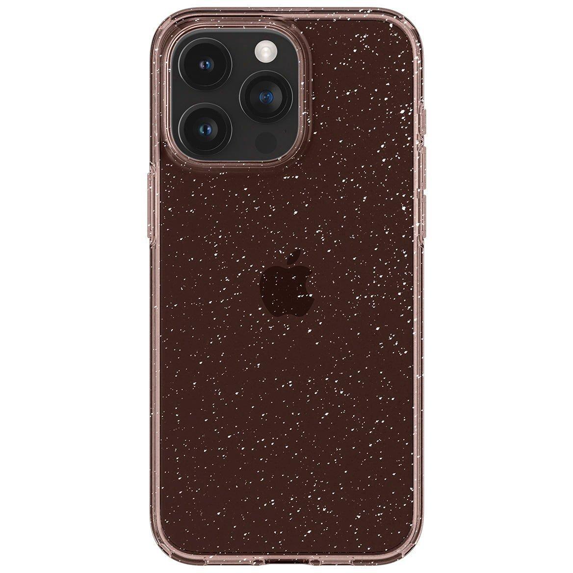 Чохол-бампер для телефону Spigen Liquid Crystal Glitter Apple iPhone 15 Pro Rose Quartz (ACS06702)