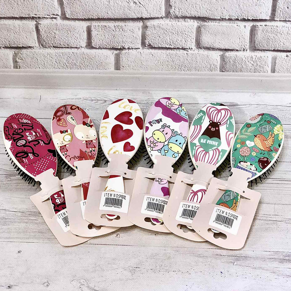 Гребінець для волосся принт 216W-3, фото 1